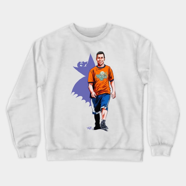 Adam Sandler - An illustration by Paul Cemmick Crewneck Sweatshirt by PLAYDIGITAL2020